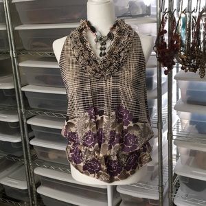 Ladies sleeveless top- Beautiful colors